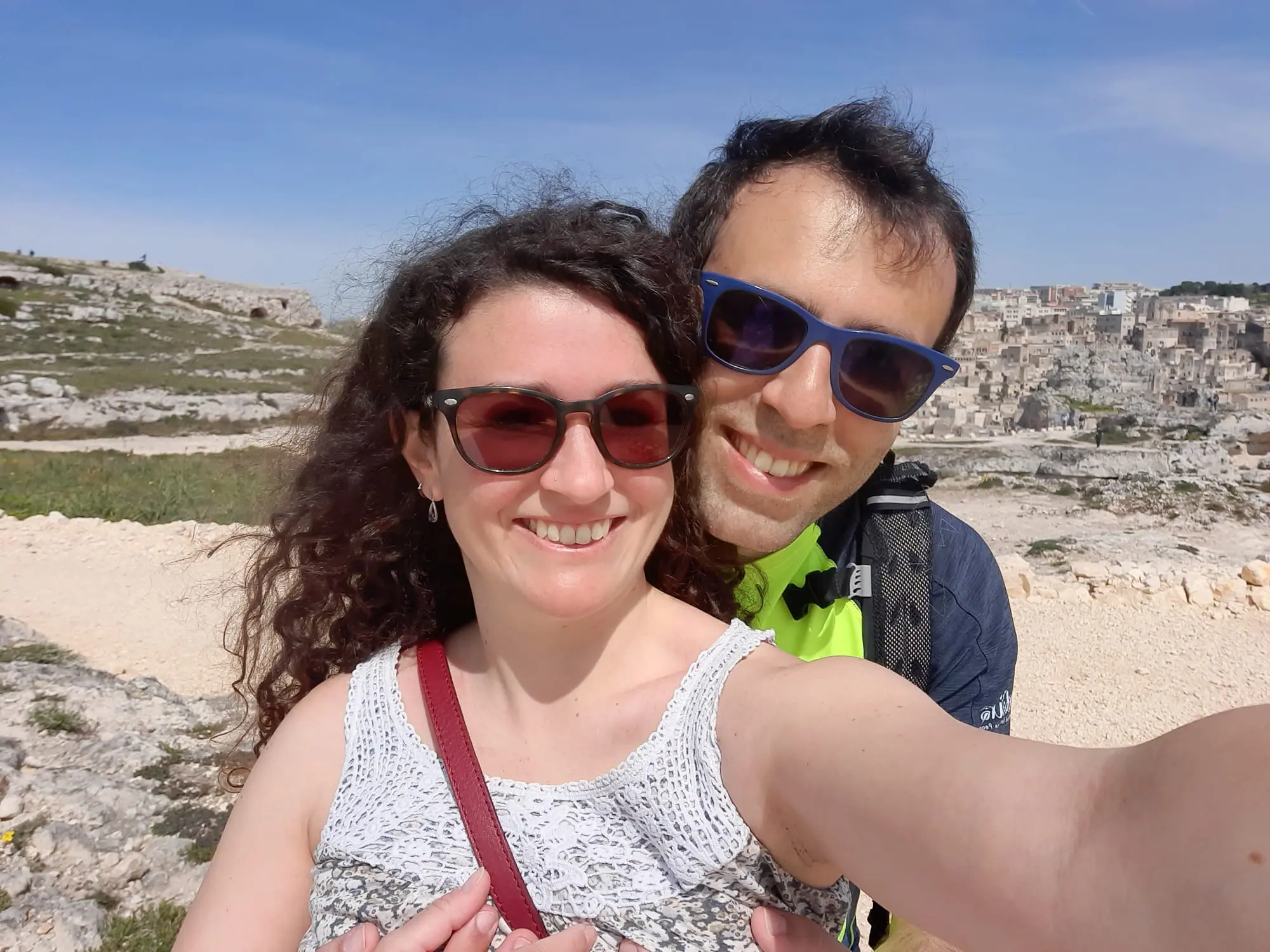 Anna and Ricky in the Sassi of Matera