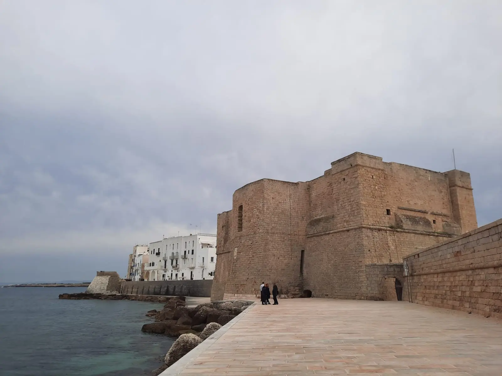Castello di Carlo V in Monopoli along the seafront