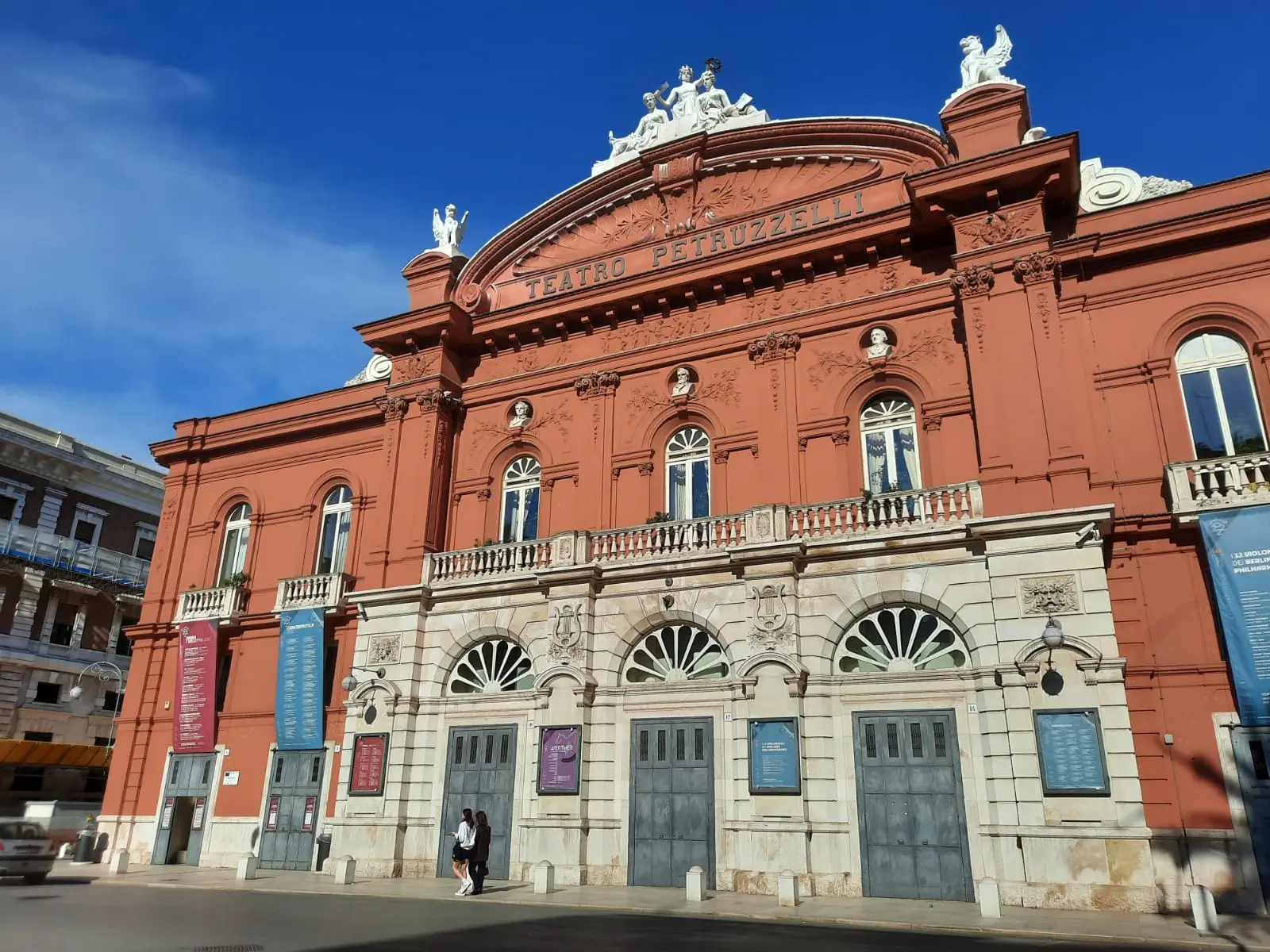 Teatro Petruzzelli in Bari exterior view