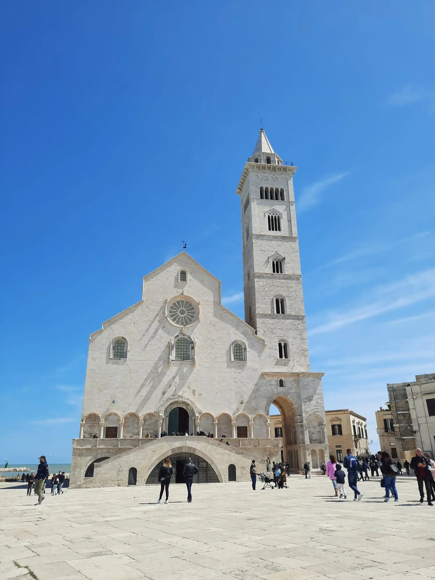 Trani Cathedral facade in Apulia